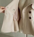 Obli Trench Short Jacket (Belt set)