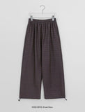 [BAONHAUS] Chesut Peach Fuzz Stripe Banding Wide Pants