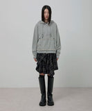 Asymmetrical Draped Layered Skirt