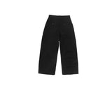 Gran Pocket Cut Line Wide Long Cotton Pants
