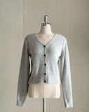 [10% wool] Baon Boucle Semi Turtleneck Knit Cardigan Set