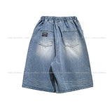 Wade Patch Banding Bermuda Denim Pants