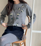 Sayeon Velvet Denim Mini Skirt Pants