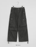 [Unisex] Cordinden Pigment Cargo Wide Pants