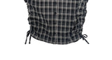 Wino String Check Short Sleeve Shirring Shirt