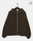 Sideon Corduroy Two-Way Hood Zip-up Jacket