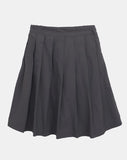[Frill Back SET] Zeb Pleated Back Banding Midi Skirt