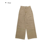 [Planning] Back Pocket Long Wide Cotton Pants