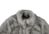 [Lining Quilting] Celan Hairy Fur Collar Jacket