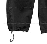 No-pin curved cut cotton balloon pants