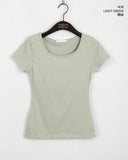 Mue Basic Line Short Sleeve T-shirt