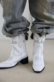 Modern western ankle boots