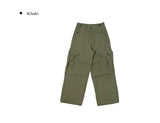 Haeran Two-Buckle Big Cargo Pocket Wide Pants