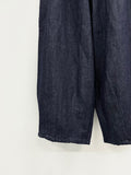 S/S Selvage Linen Balloon Denim (raw indigo)