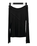 Batz cut-off off-shoulder top