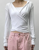 SLIM WRAP HOOD TOP