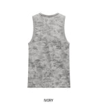 [PLAN MADE/MADE] Acid Henley Neck Washing Sleeveless