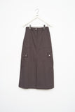 (W) Son Cargo Long Skirt