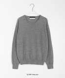 Meldig cashmere color round knit
