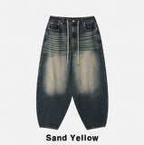 Zed Cat Balloon Denim Pants