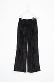 (W) Velvet Flower Pants