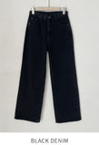 Location Brushed Wide Denim Pants