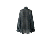 Kutch Linen Check Over Fit Shirt