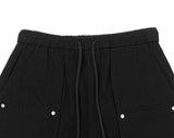 Fergie Cargo String Wide Pintuck Pants