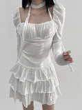 Rioul Tiered Mini Skirt
