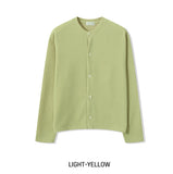 [1+1] Mobis round knit cardigan