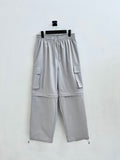 Reon String Two-Way Cargo Pants (SILVER)