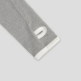 Kinji Waffle Henley Neck Warmer Long Sleeve T-shirt