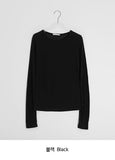 Kadohi Tencel Basic Layered Long Sleeve Tee