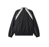 Stung Leather Track Balloon Zip-Up