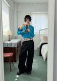 LINEAR POCKET WIDE DENIM