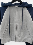 Catcher Color Matching Patch Hoodie