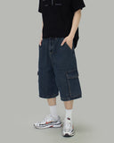 Cyven Cargo Bermuda Denim Pants