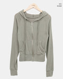 Duan Soft Wool Hood Zip-Up