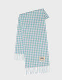 Gingham Wool Muffler