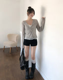 Fog Double-Button Mohair Cardigan