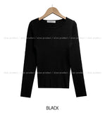 [U-BASIC] Herona Round Ribbed Knit