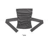 STRAP SHIRRING TOP