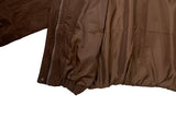 Camu Suede Slit Blouson Jacket