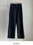 Pitched Pintuck Wide Slacks Pants