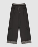 Double-Waisted Jersey Pants
