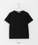 Shotani Color Basic Crop Short Sleeve Tee