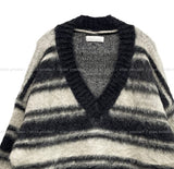 Poening Brush Stripe V-Neck Knit