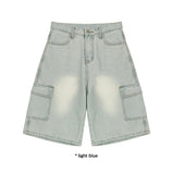 WASHING BERMUDA DENIM