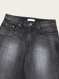 (W) Slit Flare Denim
