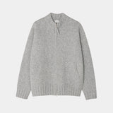 Mong Boucle Knitted Zip Up